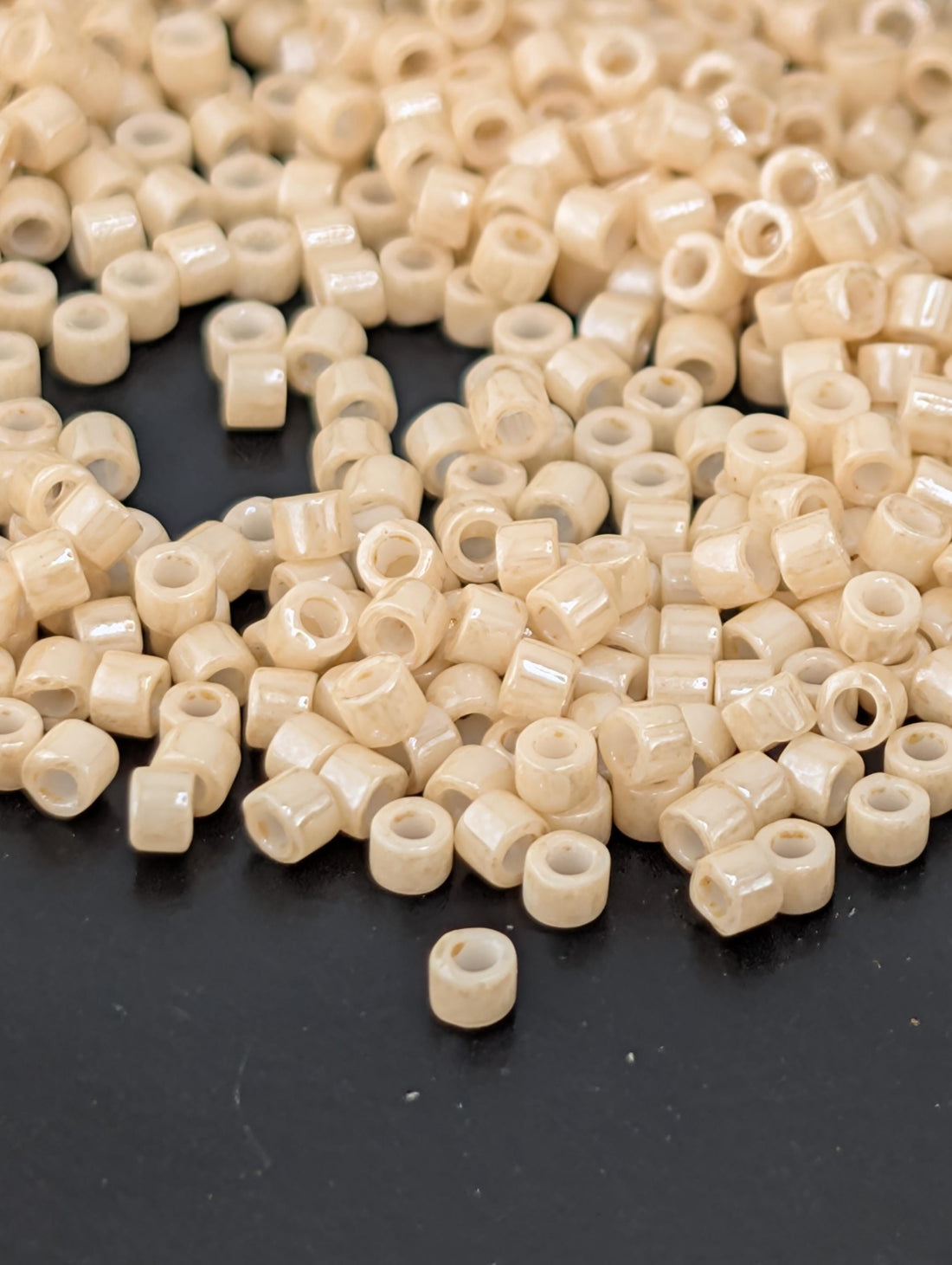 DB0205 Miyuki Delica Beads: Dark Flesh Opaque Luster (Size 11, 7 grams, ~1400 beads)