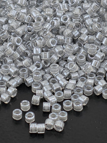 DB2392:Arctic Silver Inside Color Lined Duracoat Miyuki Delica (Size 11, 7 grams, ~1400 beads)