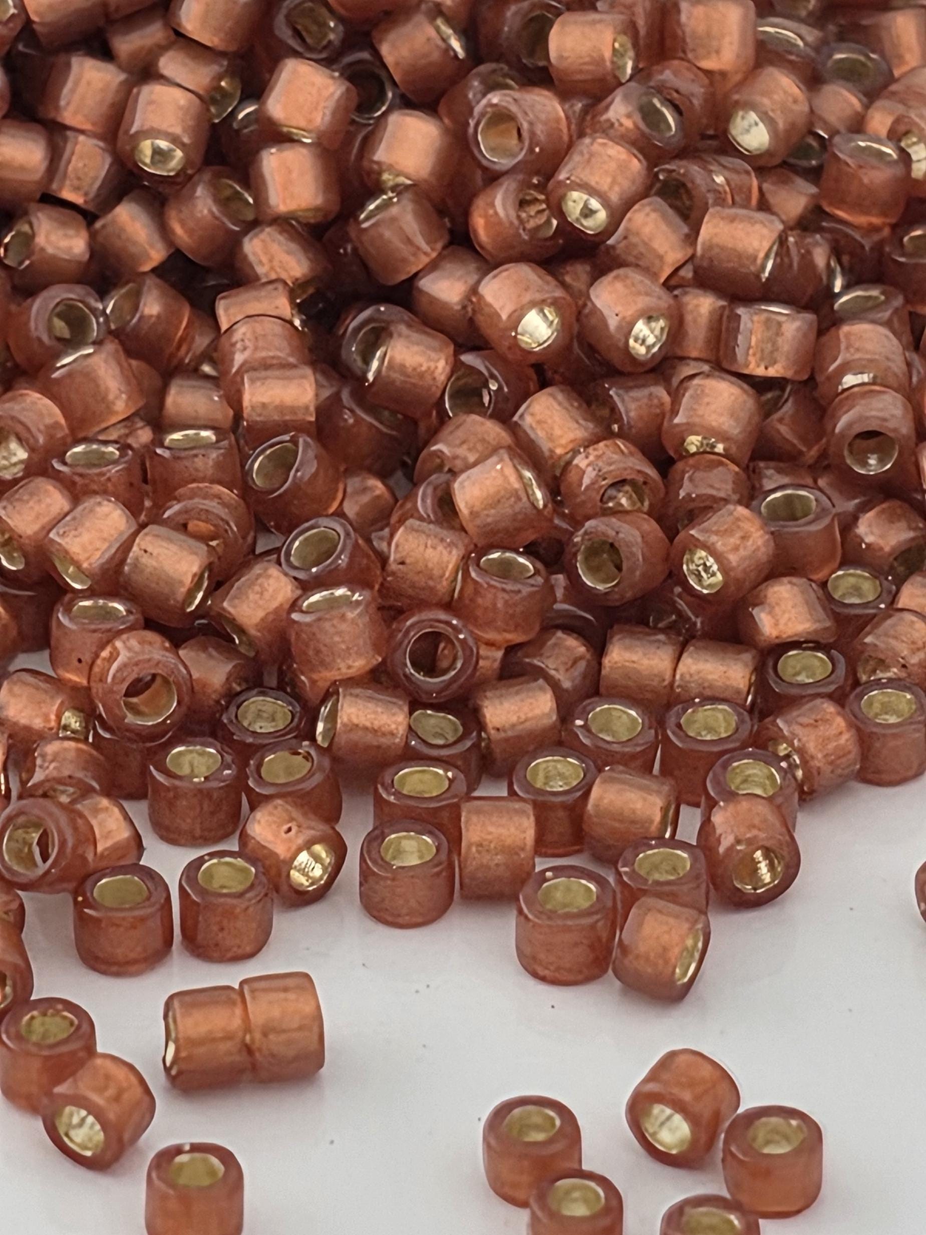 DB2179 Miyuki Delica Beads: Autumn Spice Matte Dyed Silver Lined (Size 11)