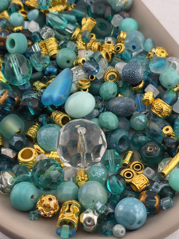 Learise Exclusive "Tidal Wave Tease" Glass Bead Soup Mix (56g Pkg)