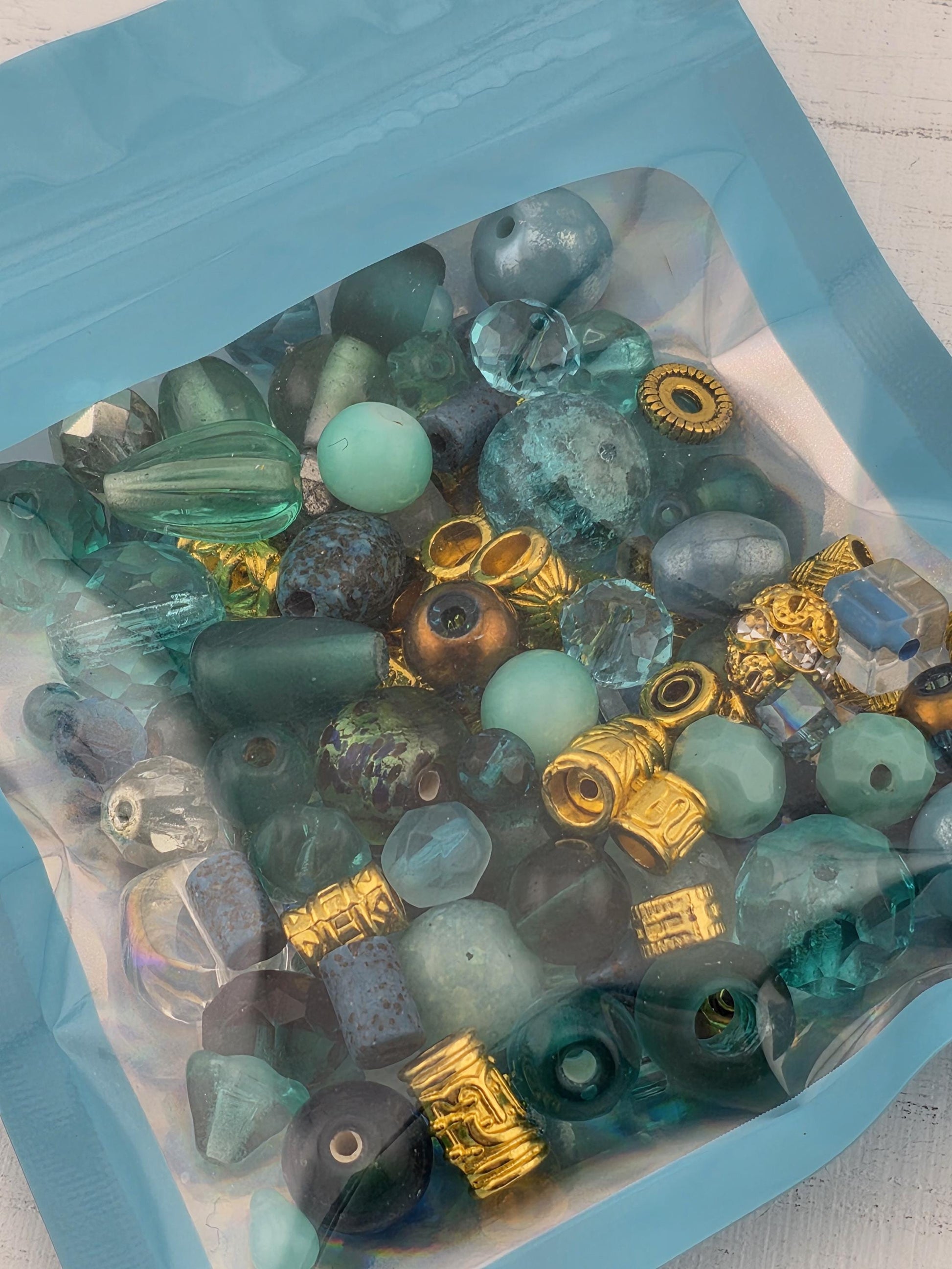 Learise Exclusive "Tidal Wave Tease" Glass Bead Soup Mix (56g Pkg)