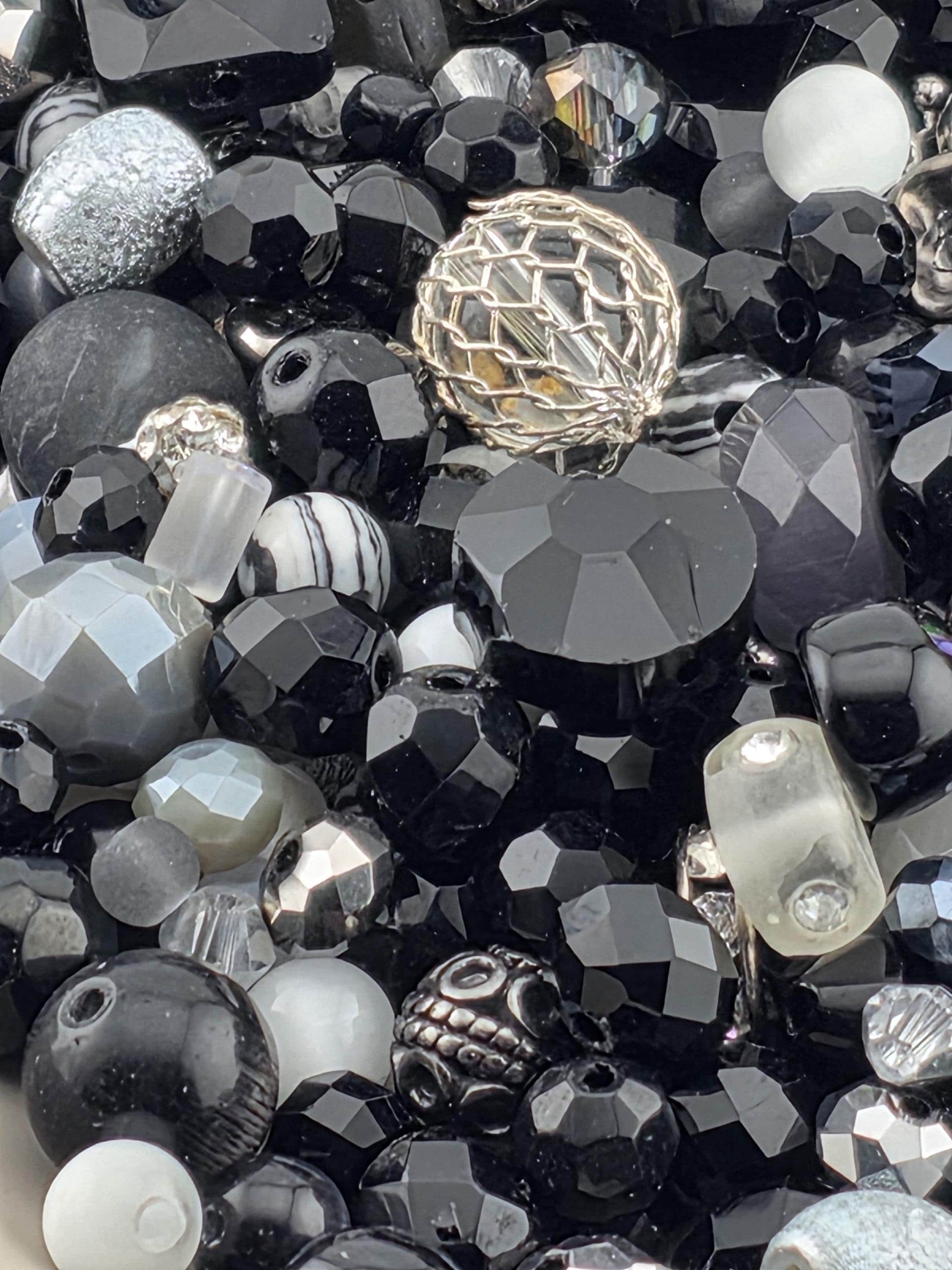 It's not all black and white Glass & Metal Bead Mix By Learise, 2oz pkg