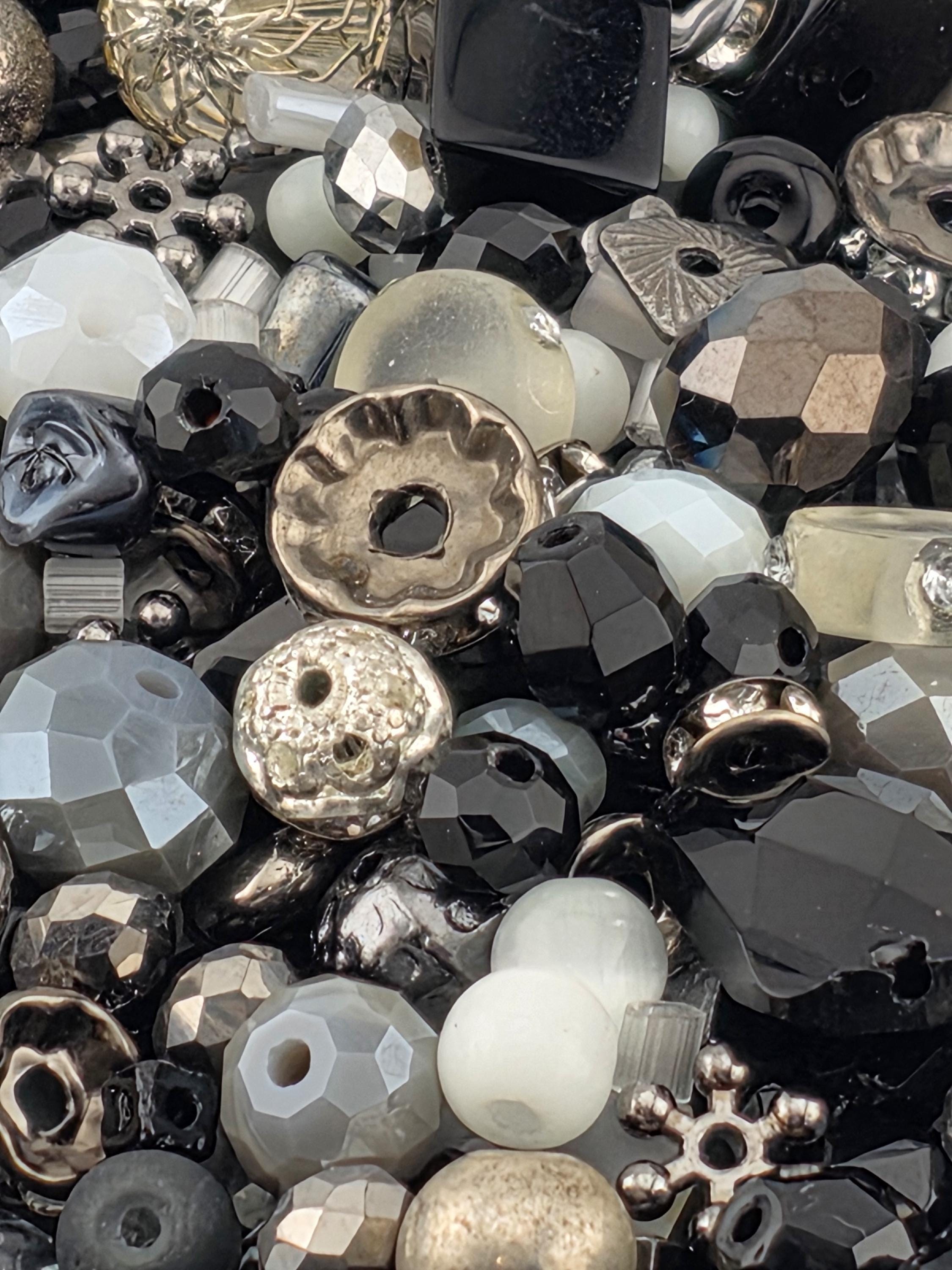 It's not all black and white Glass & Metal Bead Mix By Learise, 2oz pkg