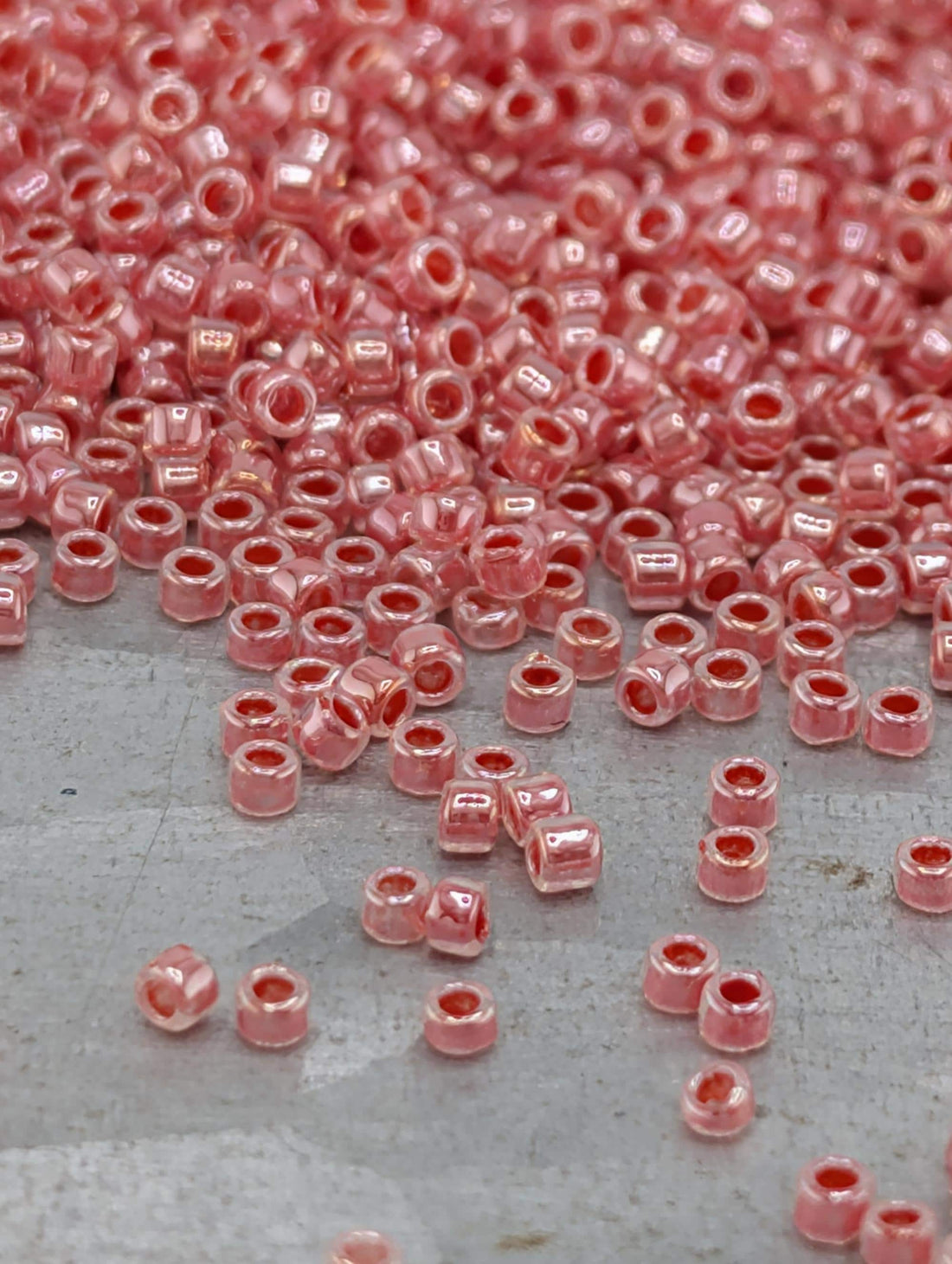 Ceylon Tomato Soup Size 15/0 Toho Round 2.5" tube | Japanese Seed Beads | Bead Weaving Embroidery Supply | DIY Jewelry