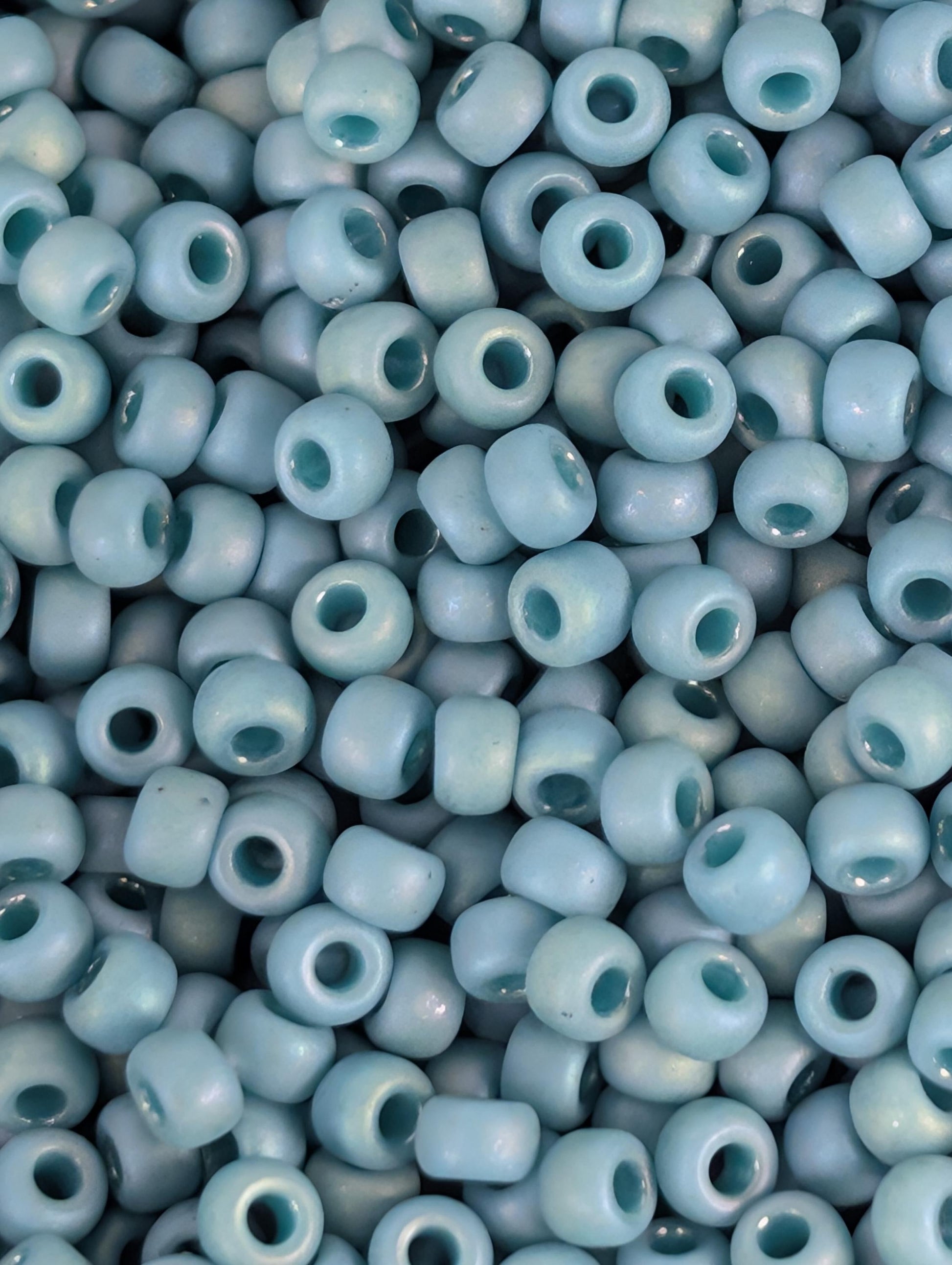 Surf Opaque Matte Glazed Rainbow Miyuki Rocaille Size 8/0 (20g pkg)