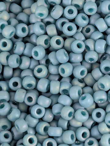 Surf Opaque Matte Glazed Rainbow Miyuki Rocaille Size 8/0 (20g pkg)