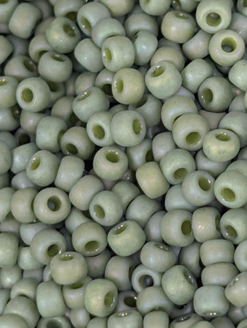 Fern Opaque Matte Glazed Rainbow Miyuki Rocaille Size 8/0 (20g pkg)