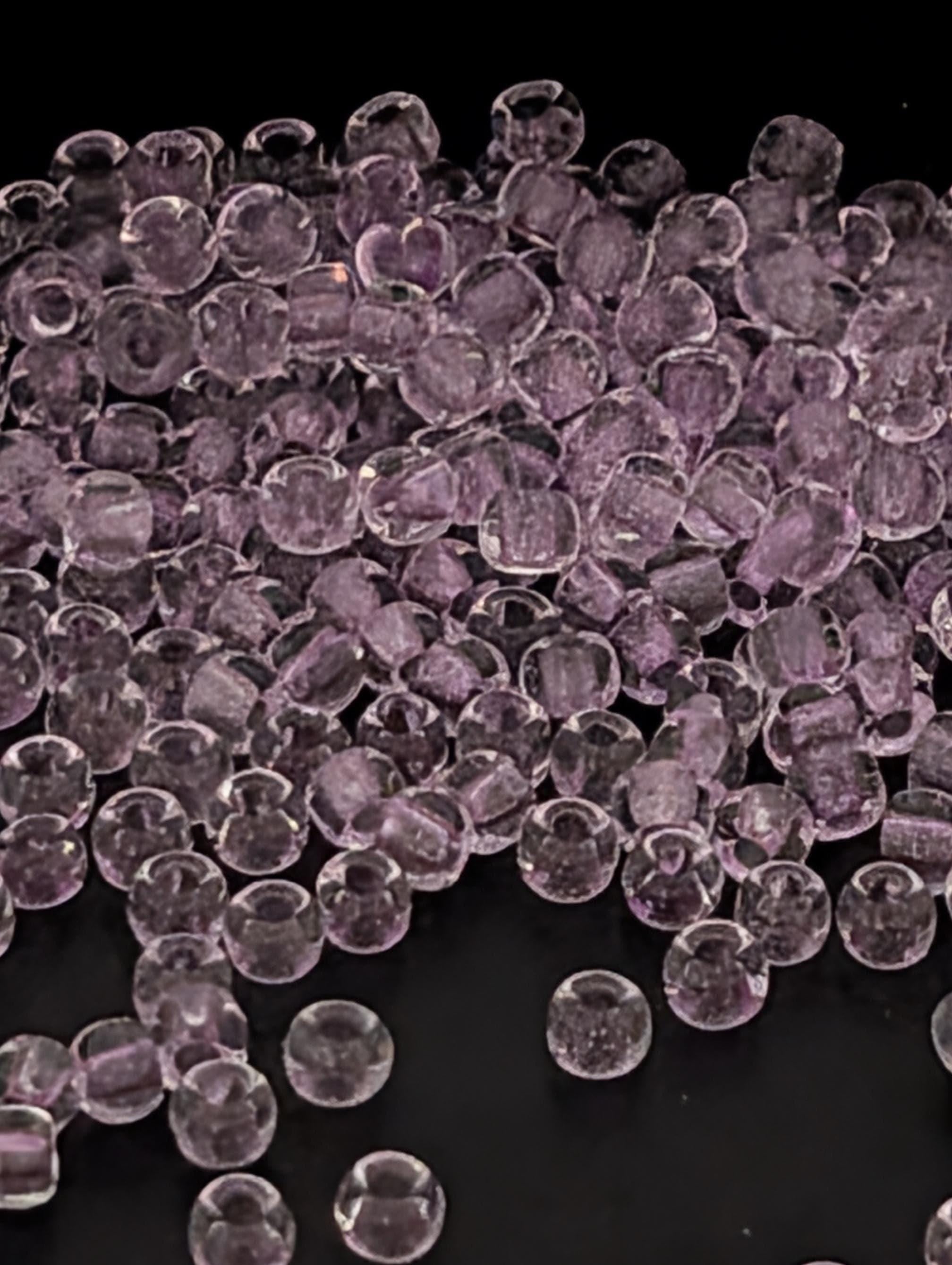 Glow In The Dark - Dark Pink/Green Pink Size 8/0 Toho Round 2.5" tube