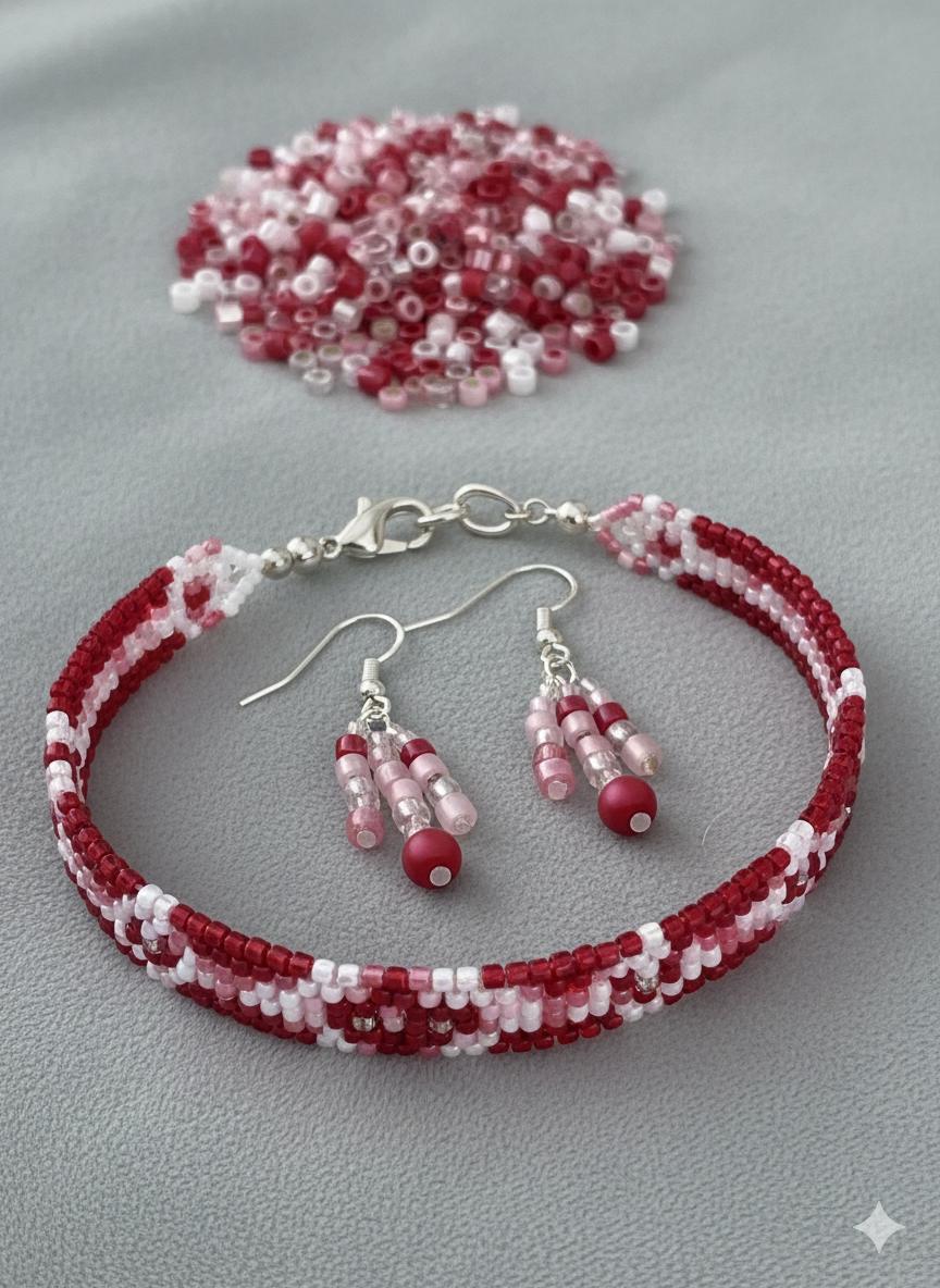 Be Mine Seed Bead Mix | Size 11/0 Miyuki Delicas | 7G Pkg