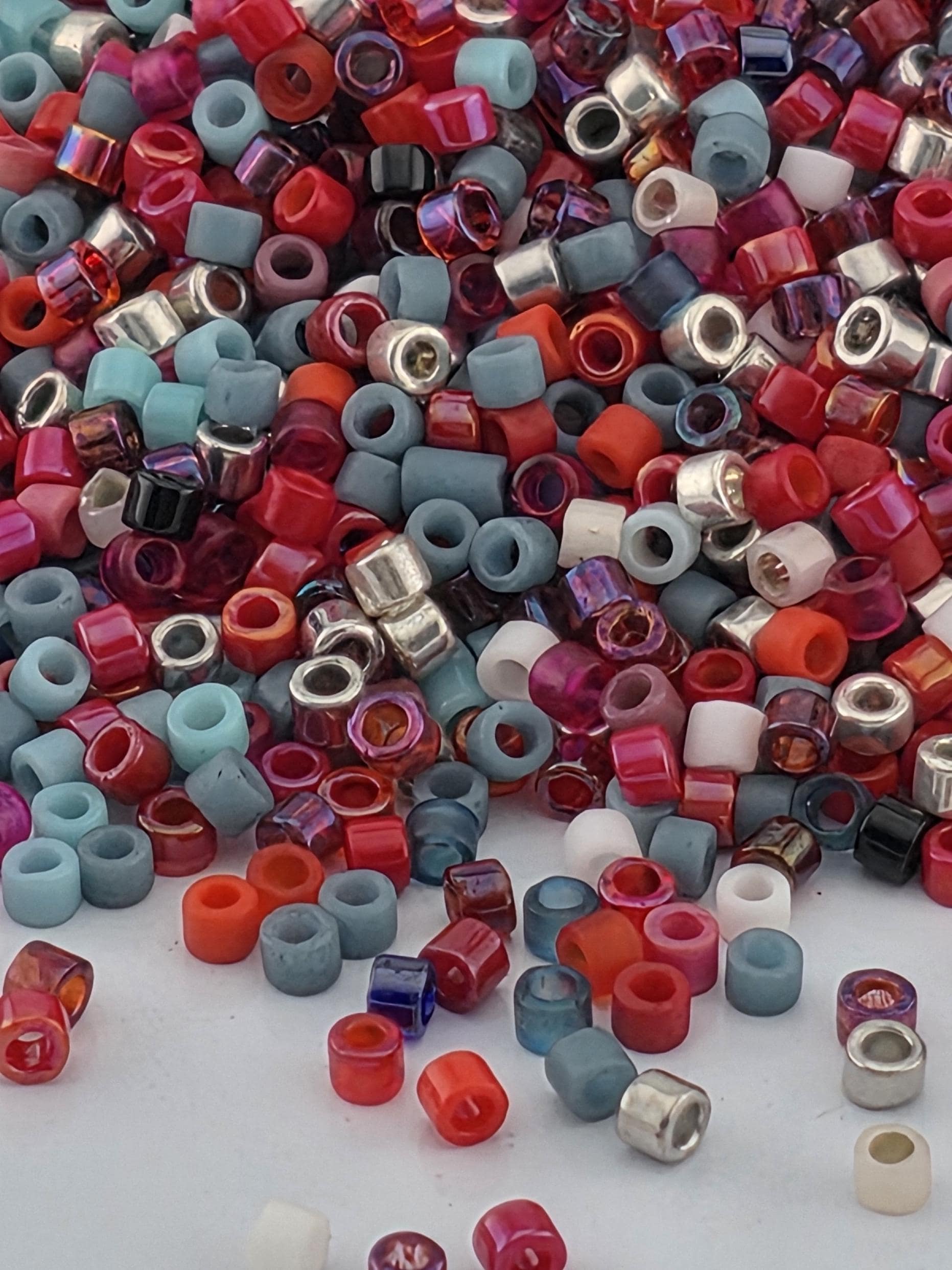 Star Spangled Beads" Delica Mix Seed Beads 11/0, Exclusive Bead Mix Seed Bead Mix (7g)