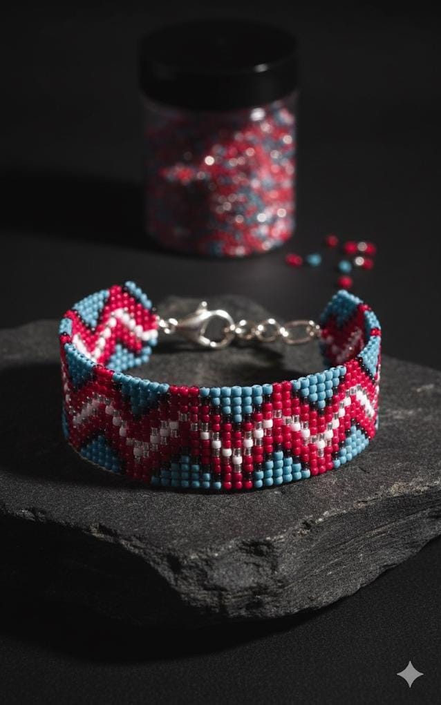 Star Spangled Beads" Delica Mix Seed Beads 11/0, Exclusive Bead Mix Seed Bead Mix (7g)