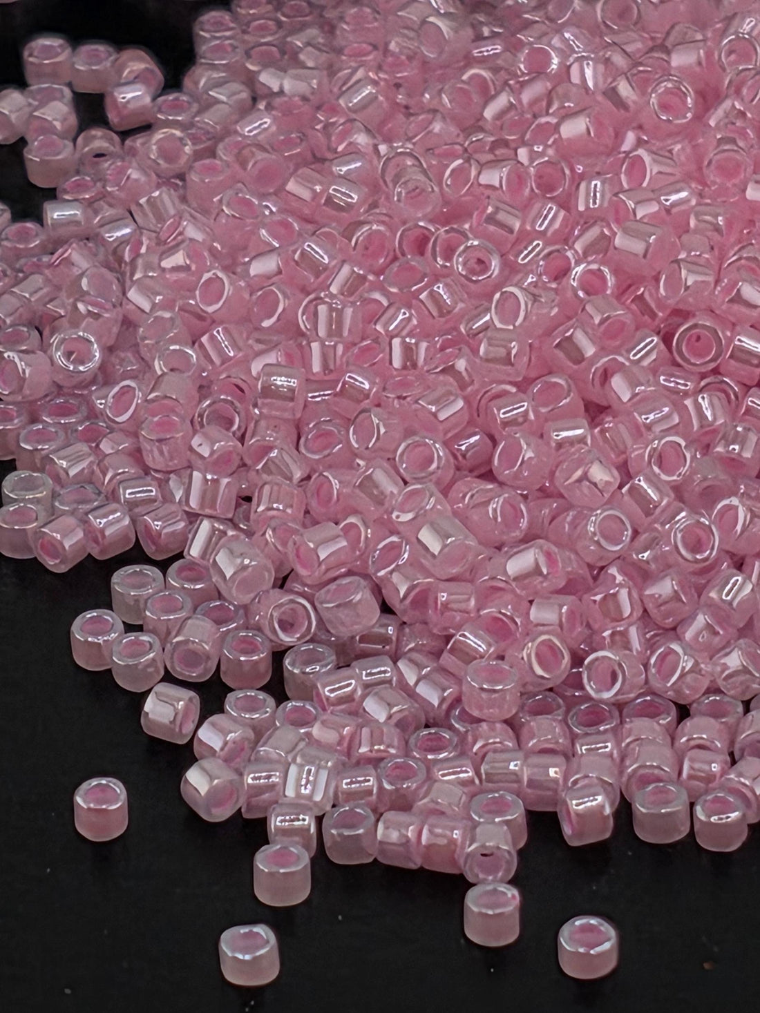 DB0244 Crystal Pink Seed Beads - Miyuki Delica Size 11 (7g, ~1400 pcs)