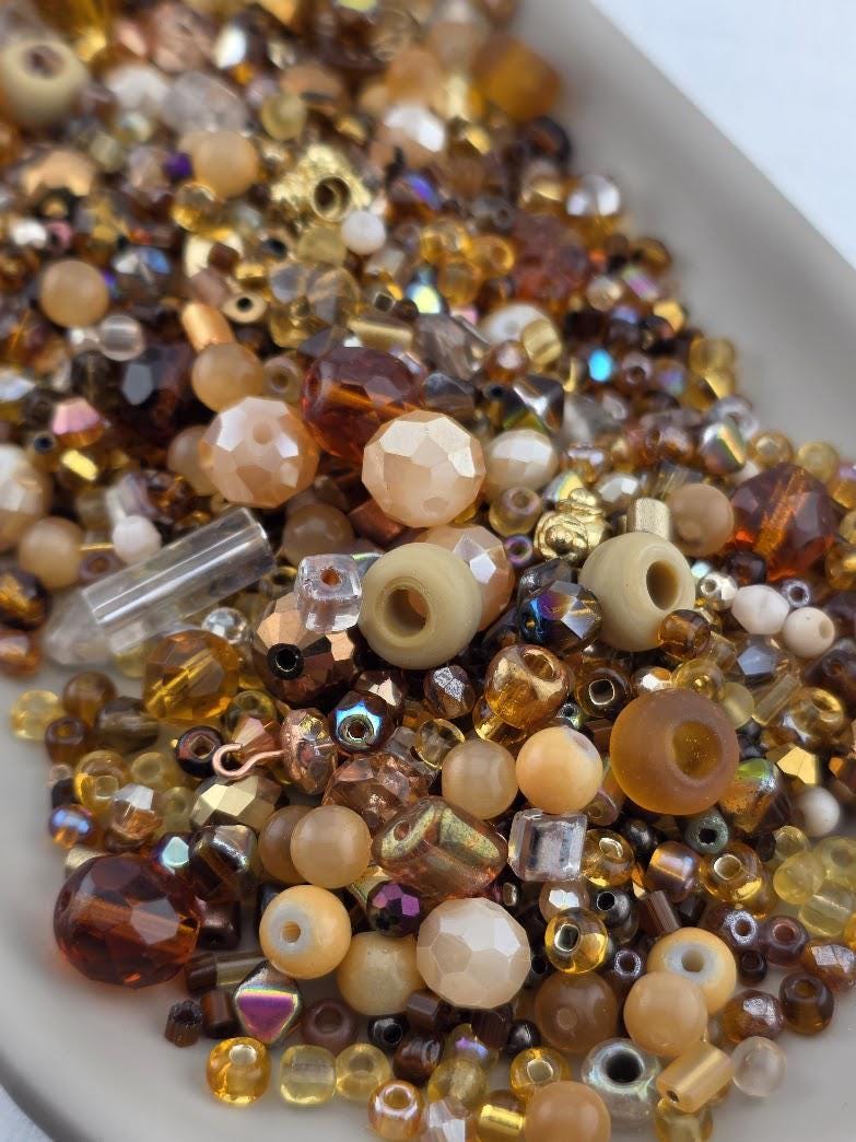 Learise Exclusive "Toffee Crunch" Glass Bead Soup Mix (56g Pkg)