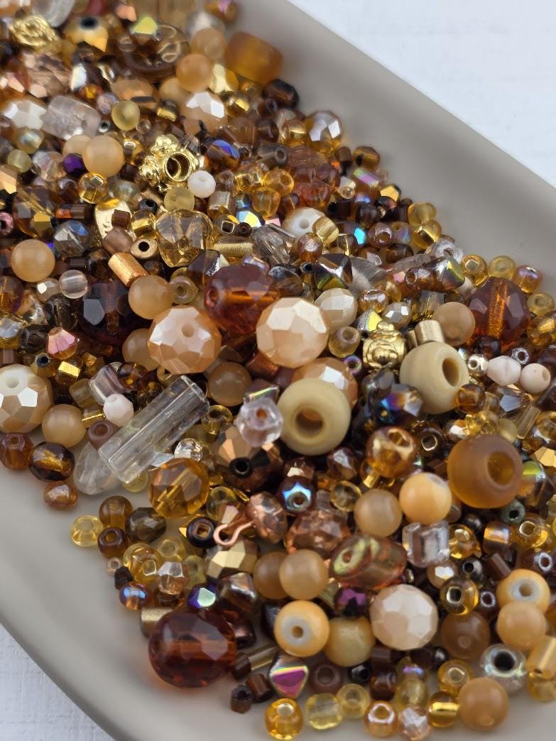 Learise Exclusive "Toffee Crunch" Glass Bead Soup Mix (56g Pkg)