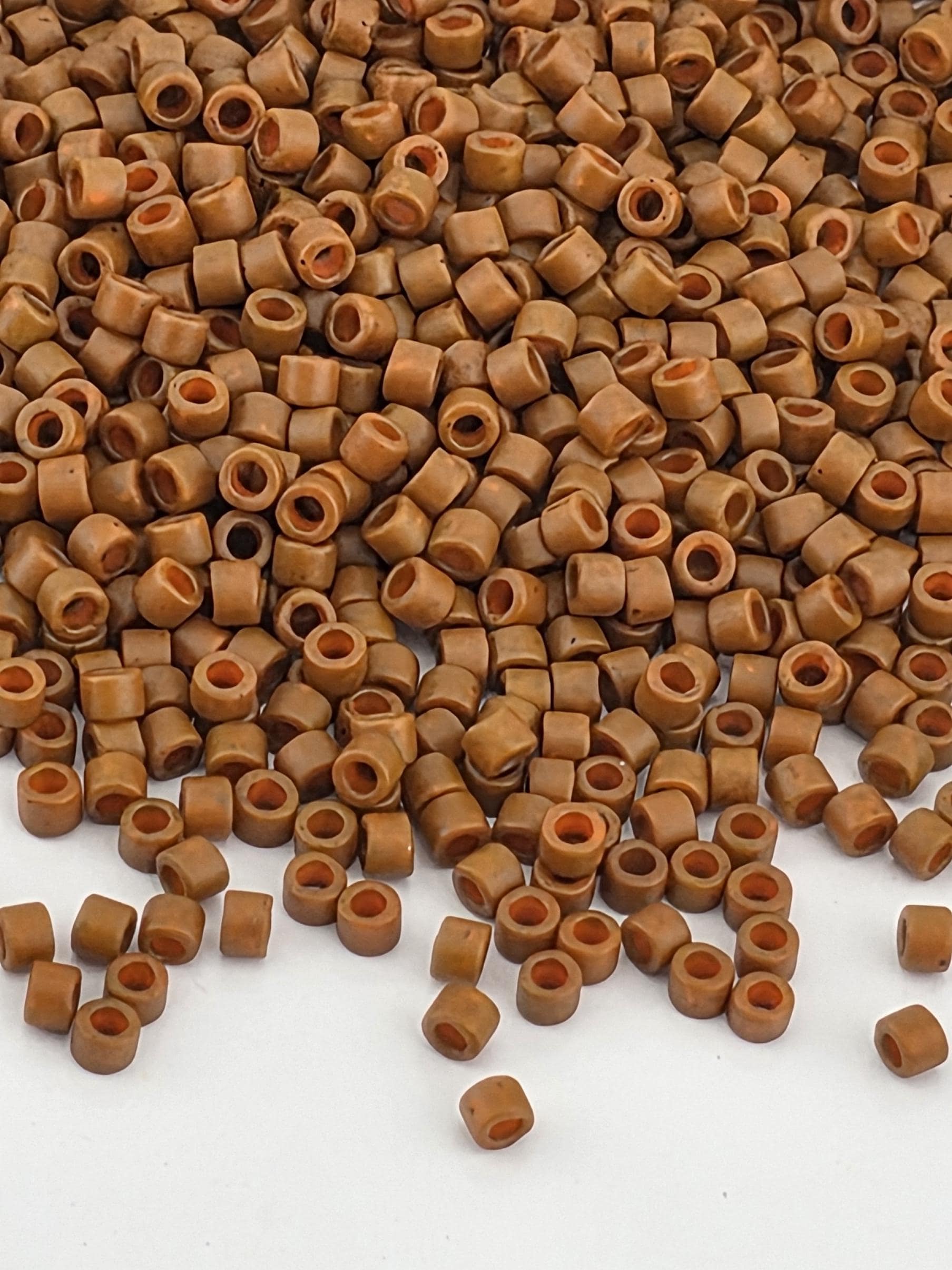 DB2287 Miyuki Delica Seed Beads, Desert Coral Matte Opaque (Size 11, 7g)