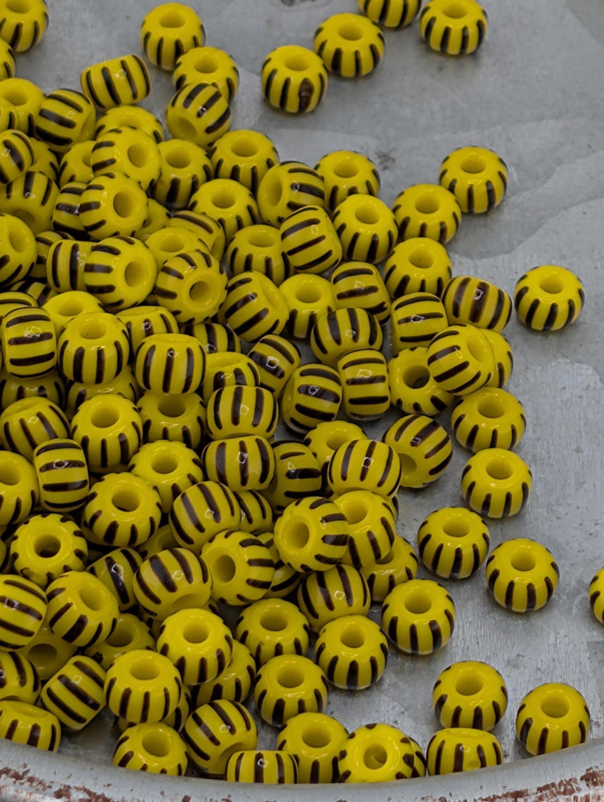 Yellow & Brown | Size 8 | 15g