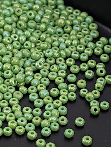 Opaque Rainbow Mint Green | Size 11 | 15g