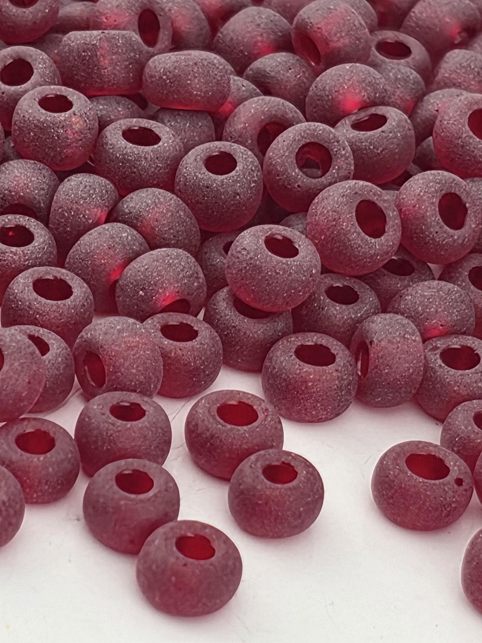 Transparent Matte Garnet | Size 6 | 15g | Preciosa-Ornela Glass Seed Beads