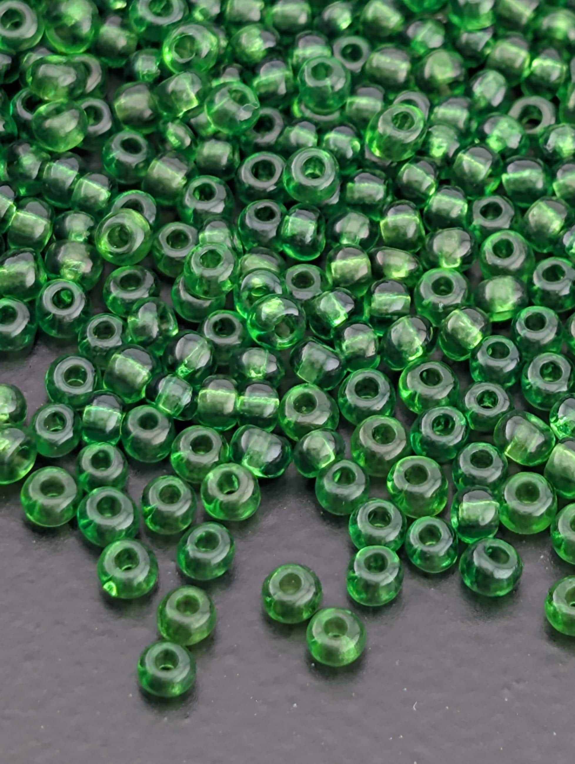 Transparent Green | Size 11 | 15g | Preciosa-Ornela Glass Seed Beads