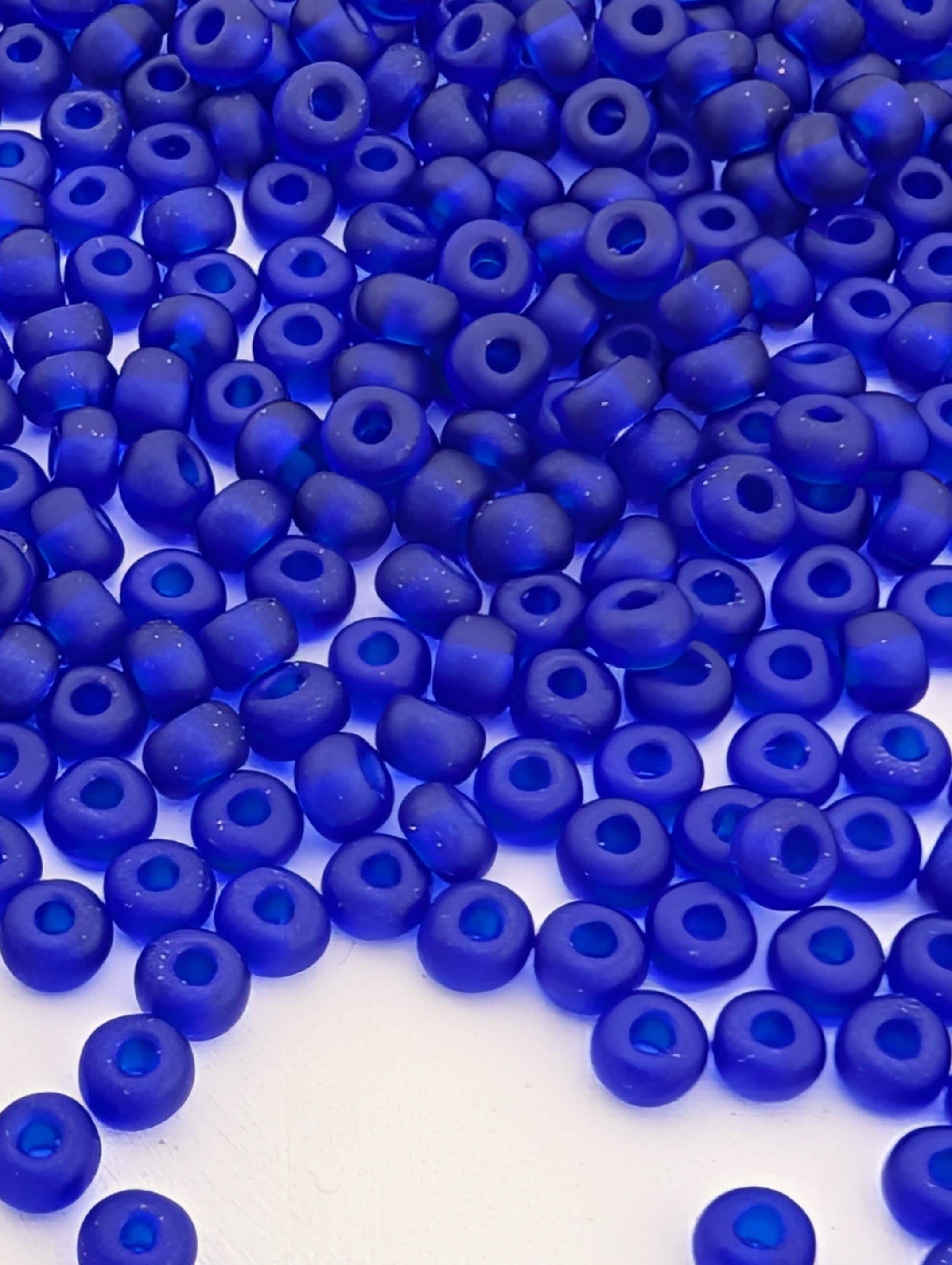 Translucent Matte Cobalt | Size 6 | 15g | Preciosa-Ornela Glass Seed Beads