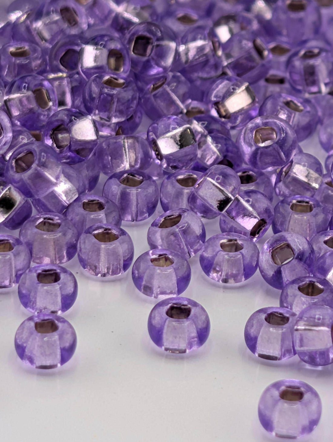 Translucent Amethyst Solgel | Size 6 | 20g Tube | Preciosa-Ornela Glass Seed Beads
