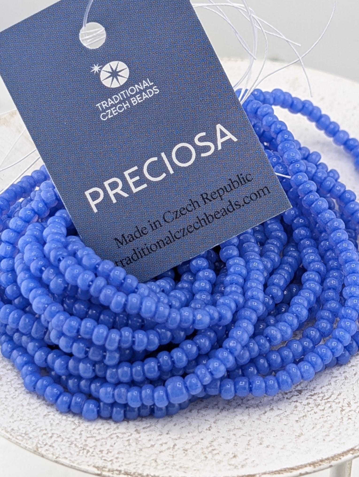 Translucent Tanzanite Opal Solgel | Size 8 | 15g | Preciosa-Ornela Glass Seed Beads | Czech Seed Beads | Bead Weaving Embroidery Supply