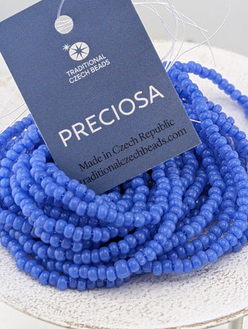 Translucent Tanzanite Opal Solgel | Size 8 | 15g | Preciosa-Ornela Glass Seed Beads | Czech Seed Beads | Bead Weaving Embroidery Supply