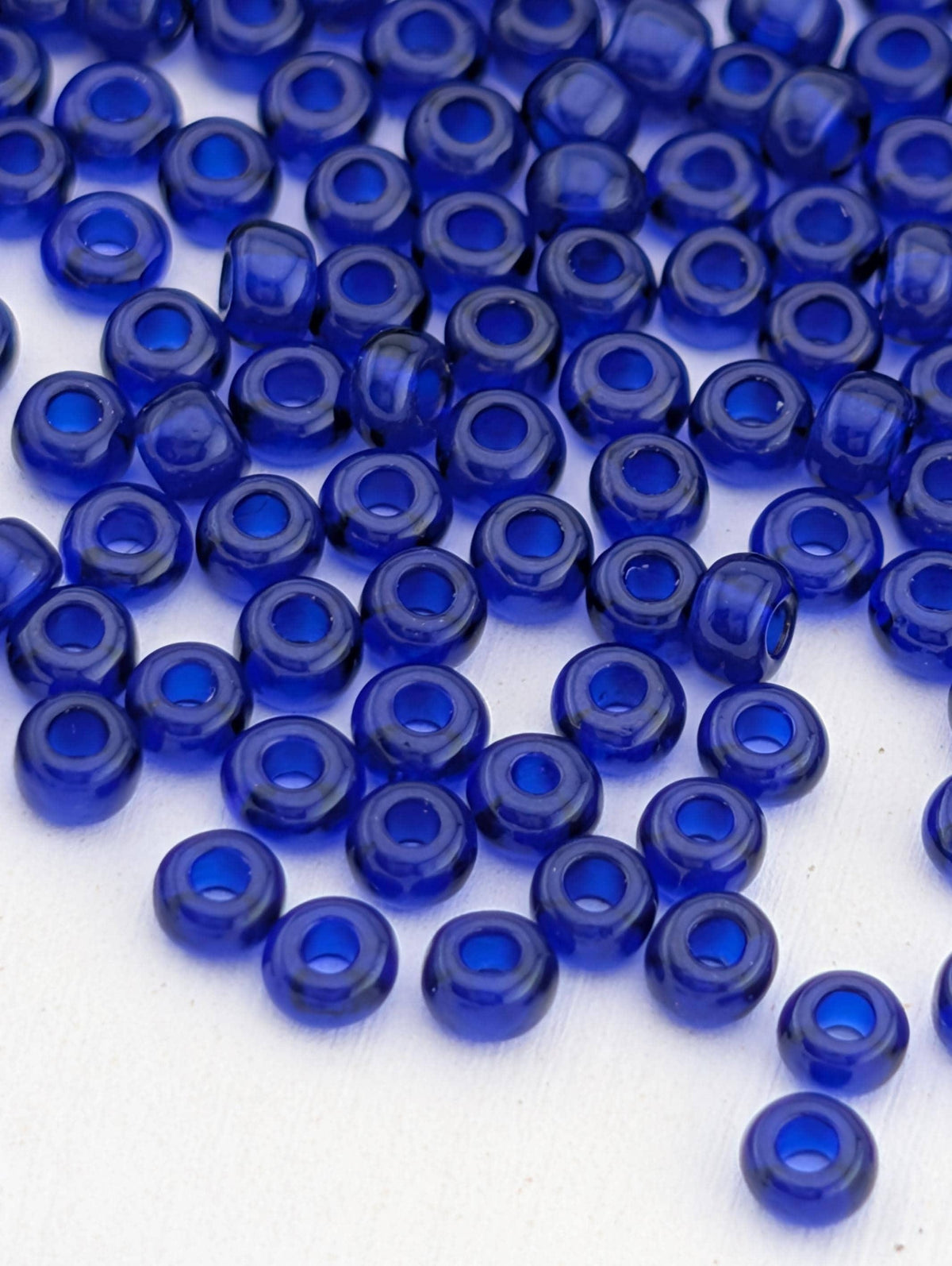 Transparent Cobalt Blue | Size 11 | 15g | Preciosa-Ornela Glass Seed Beads