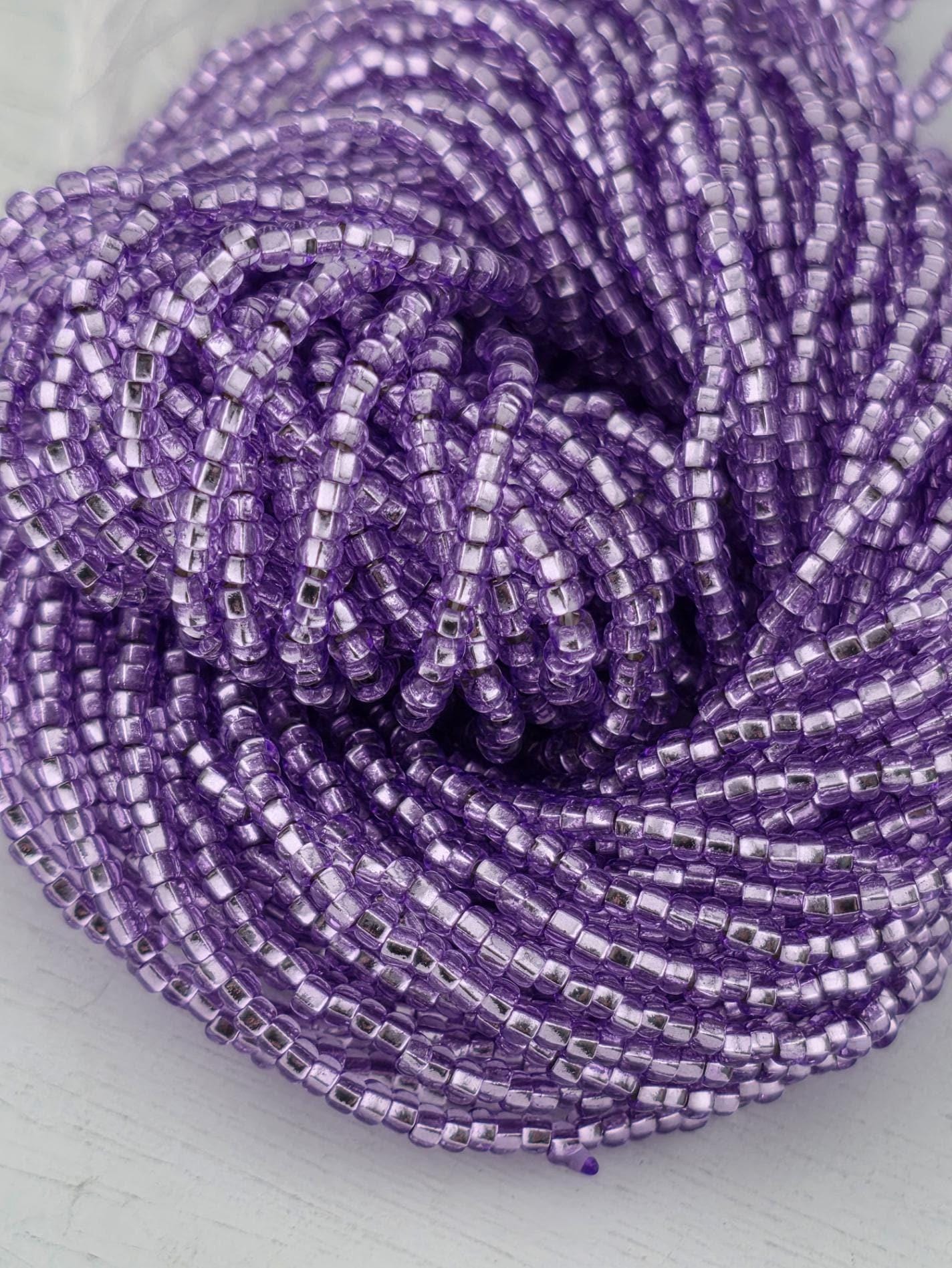 Translucent Solgel Amy | Size 11 | Half-Hank (12" 6-String) | Preciosa-Ornela Glass Seed Beads