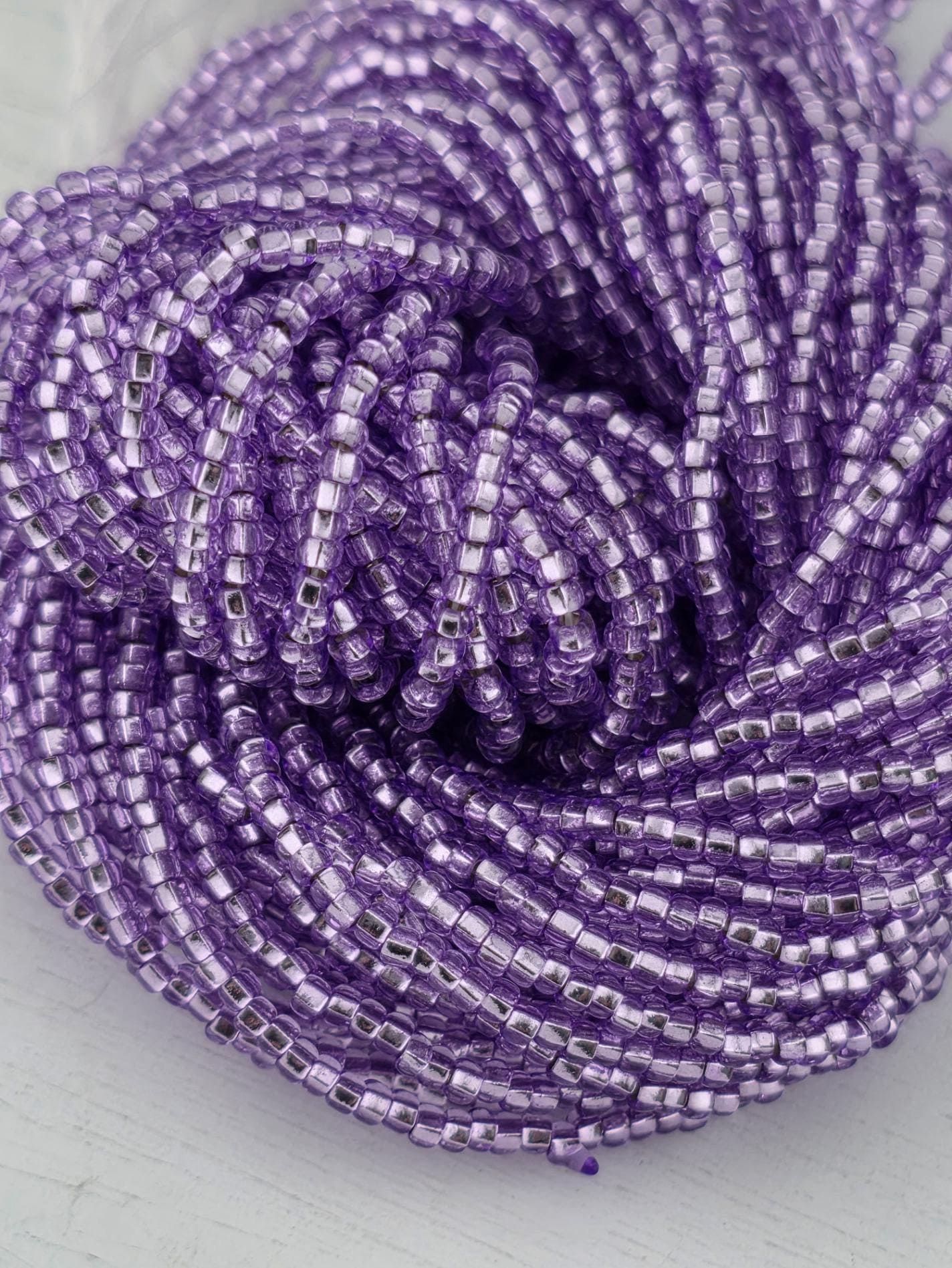 Translucent Solgel Amy | Size 11 | Half-Hank (12" 6-String) | Preciosa-Ornela Glass Seed Beads | Czech Seed Beads
