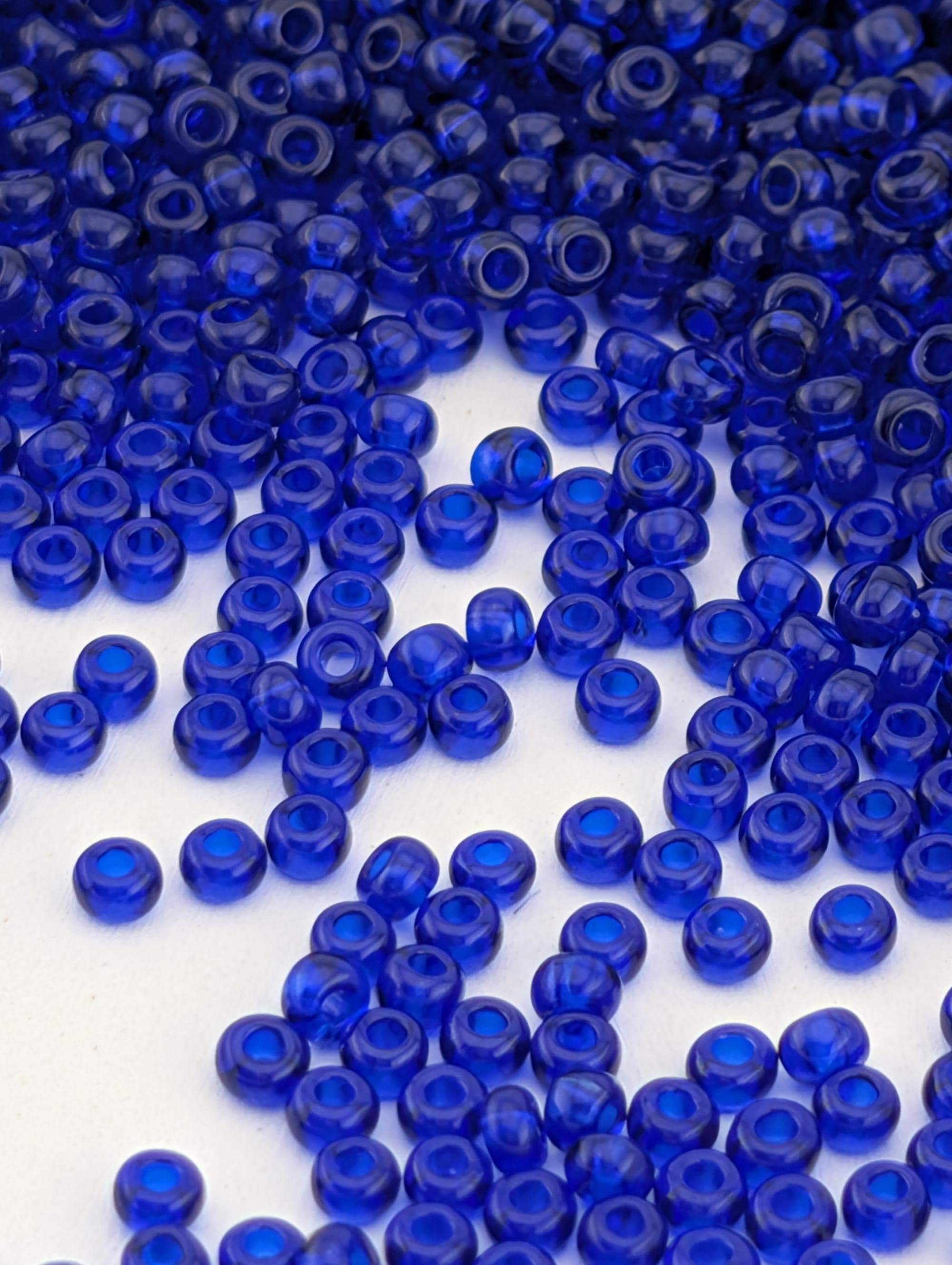 Transparent Cobalt Blue | Size 10 | 15g | Preciosa-Ornela Glass Seed Beads