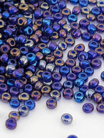 Opaque Purple Iris | Size 10 | 15g | Preciosa-Ornela Glass Seed Beads