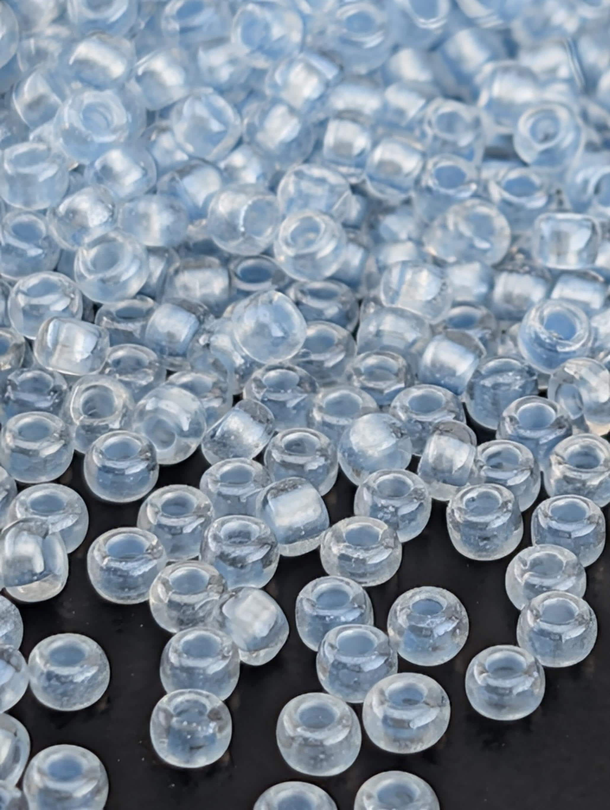 Opaque Pastel Blue Luster | Size 8 | 15g | Preciosa-Ornela Glass Seed Beads