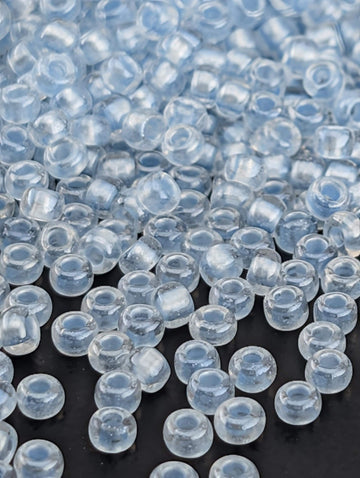 Opaque Pastel Blue Luster | Size 8 | 15g | Preciosa-Ornela Glass Seed Beads