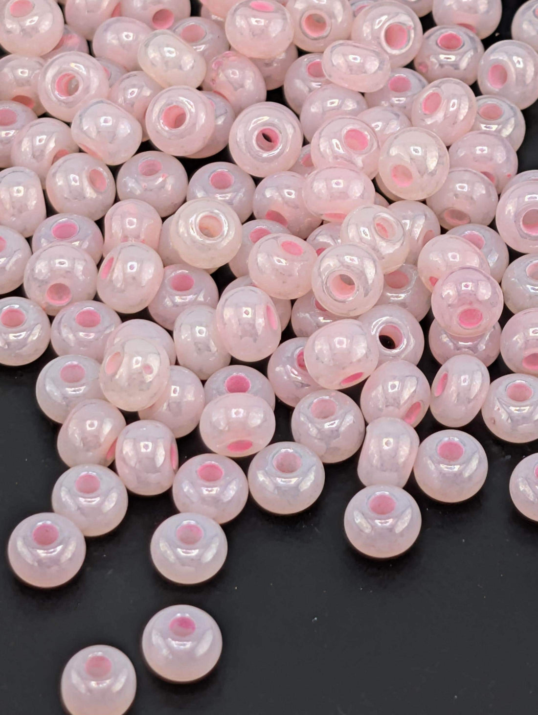 Opaque Luster Pastel Pink | Size 6 | 15g | Preciosa-Ornela Glass Seed Beads