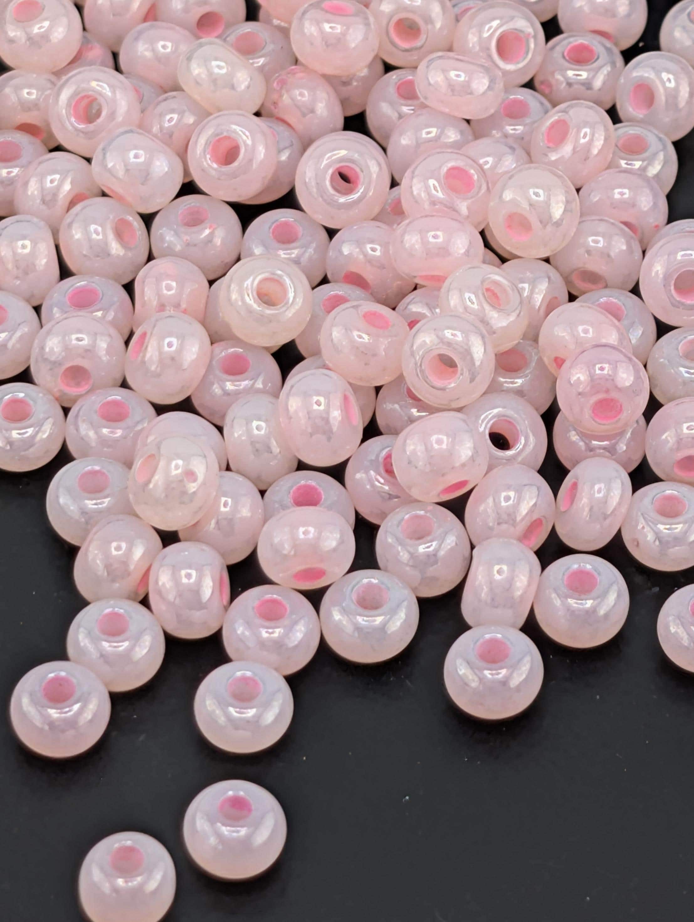 Opaque Luster Pastel Pink | Size 6 | 15g | Preciosa-Ornela Glass Seed Beads