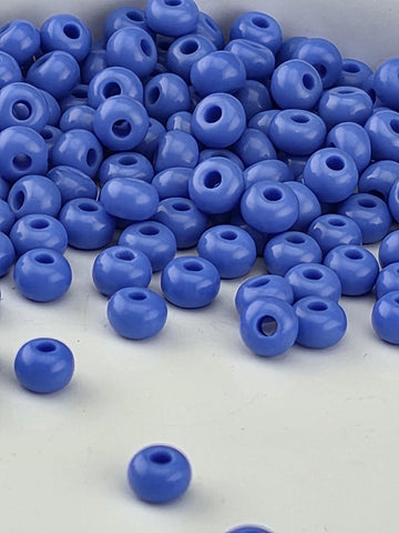 Opaque Light Royal Blue | Size 6 | 20g Tube | Preciosa-Ornela Glass Seed Beads