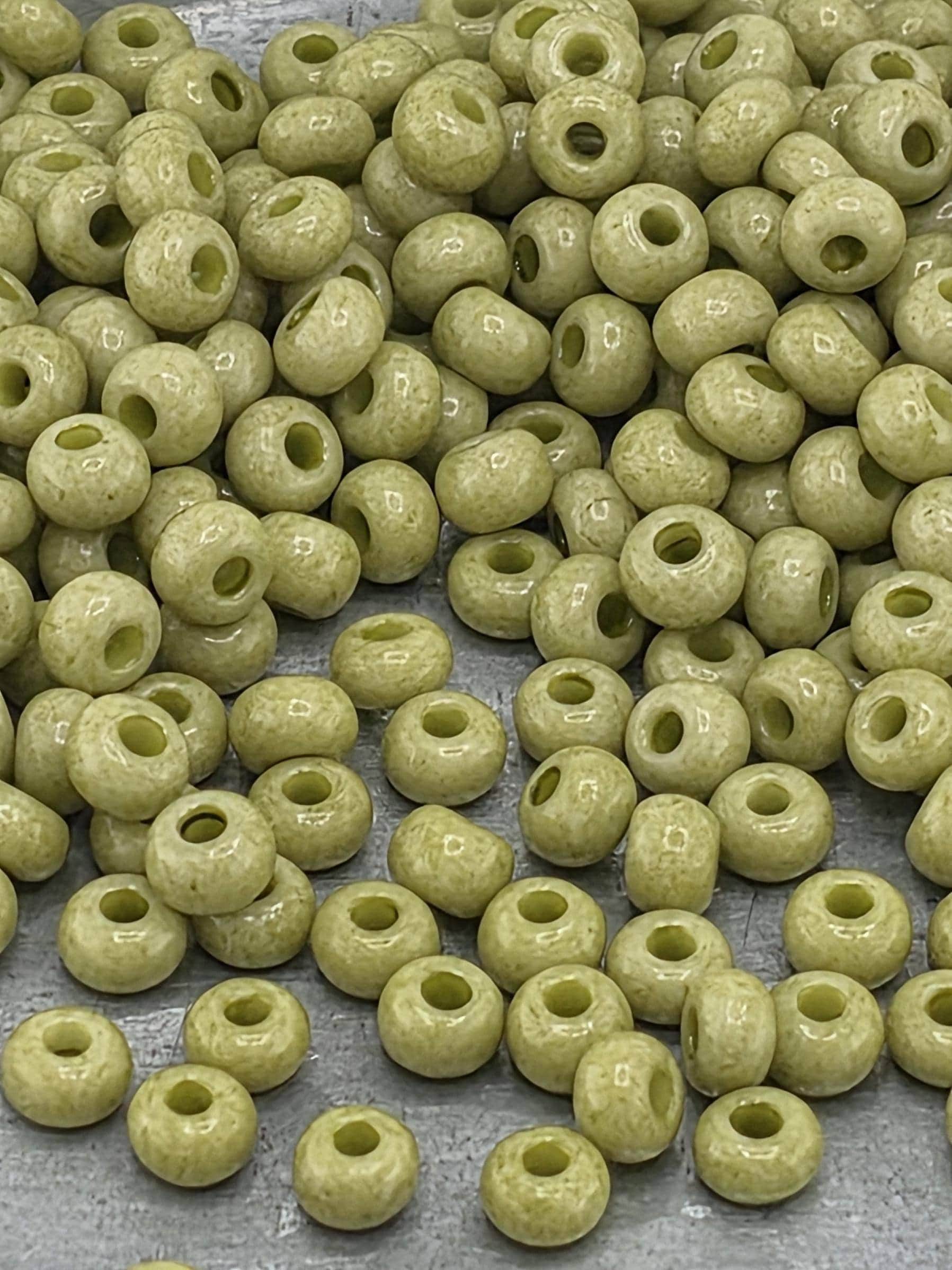 Opaque Celadon | Size 6 | 20g Tube | Preciosa-Ornela Glass Seed Beads