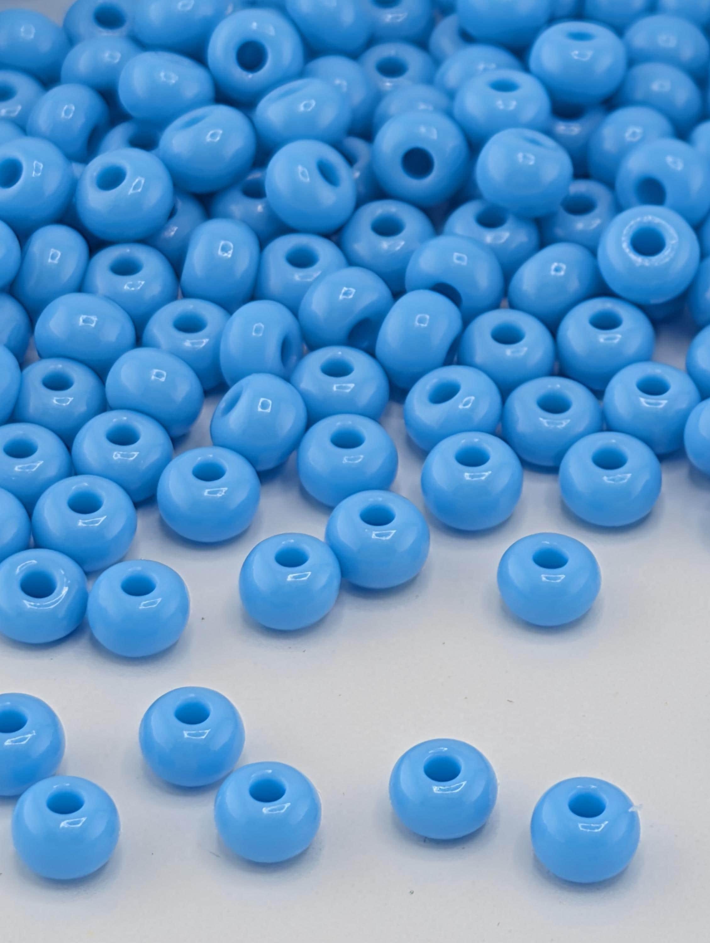 Opaque Blue Turquoise | Size 6 | 20g Tube | Preciosa-Ornela Glass Seed Beads