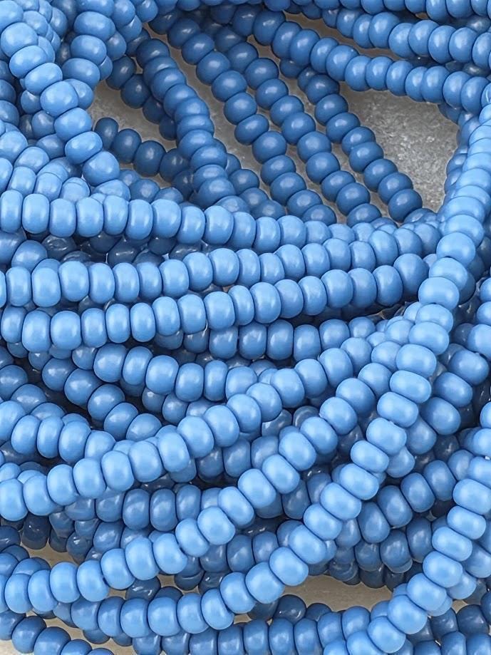 Opaque Denim Blue Matte | Size 11 | Half-Hank (12" 6-String)