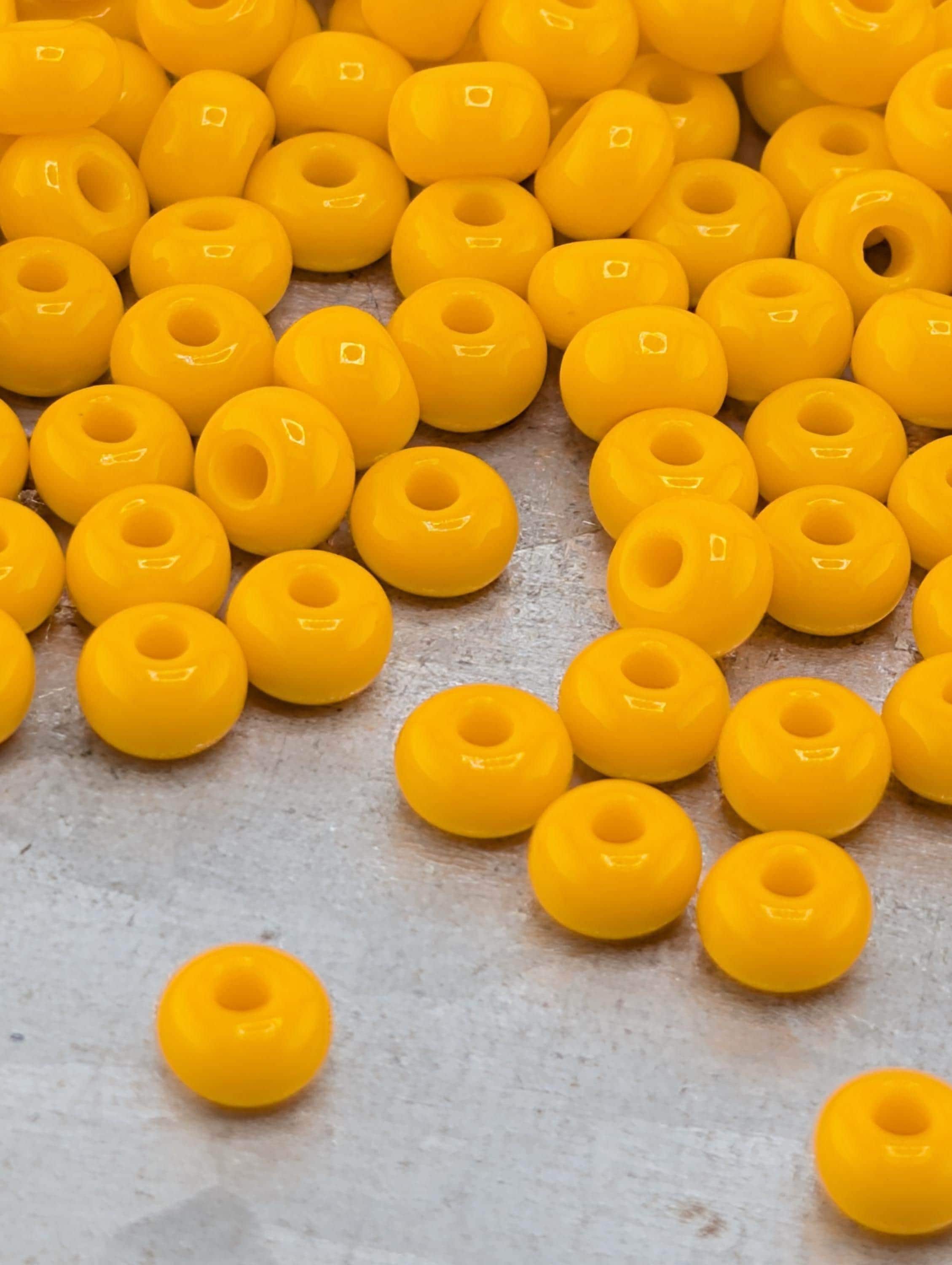 Opaque Light Orange | Size 6 | 20g Tube | Preciosa-Ornela Glass Seed Beads