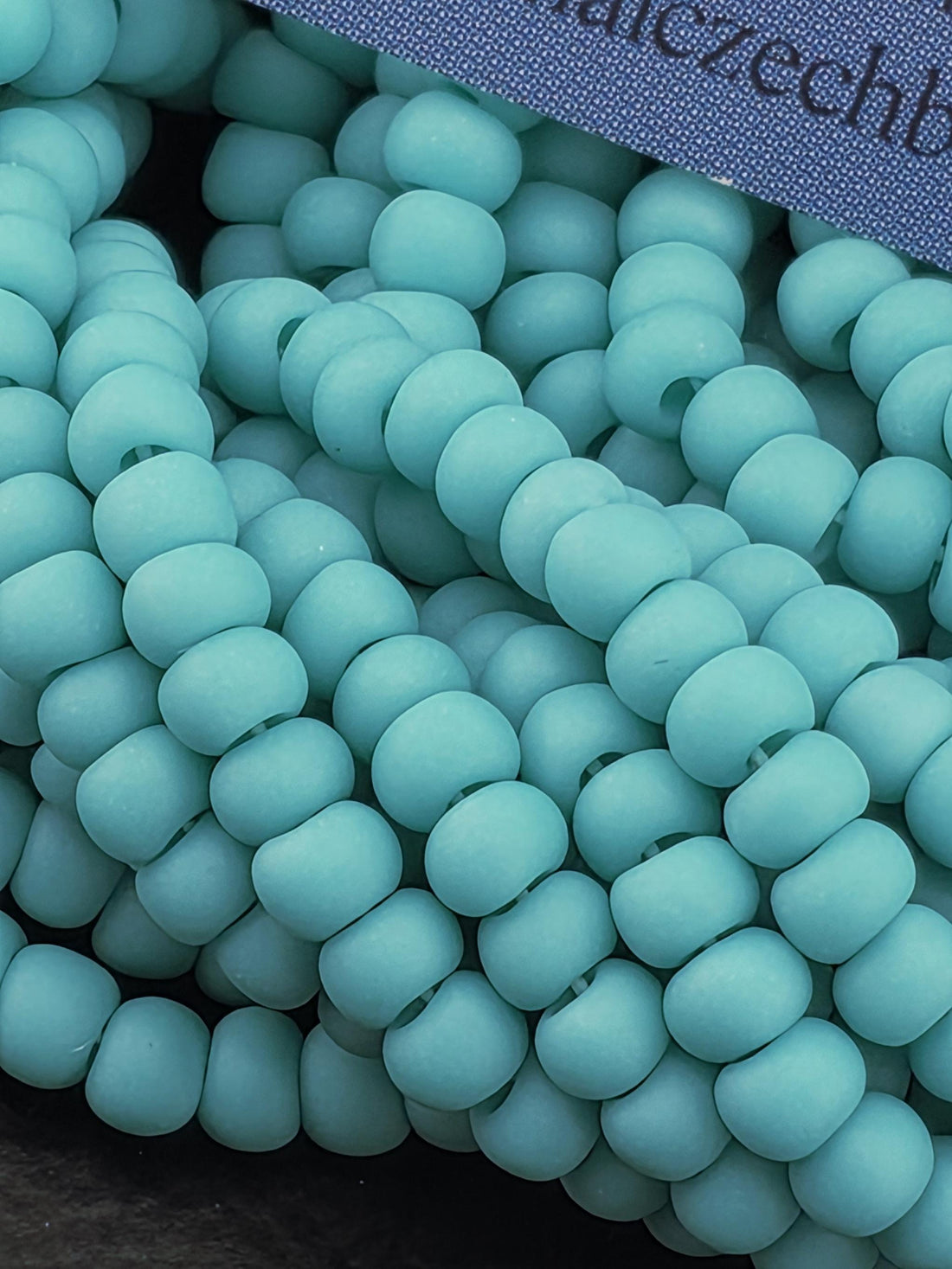 Opaque Green Turquoise Matte | Size 8 | 15g | Preciosa-Ornela Glass Seed Beads