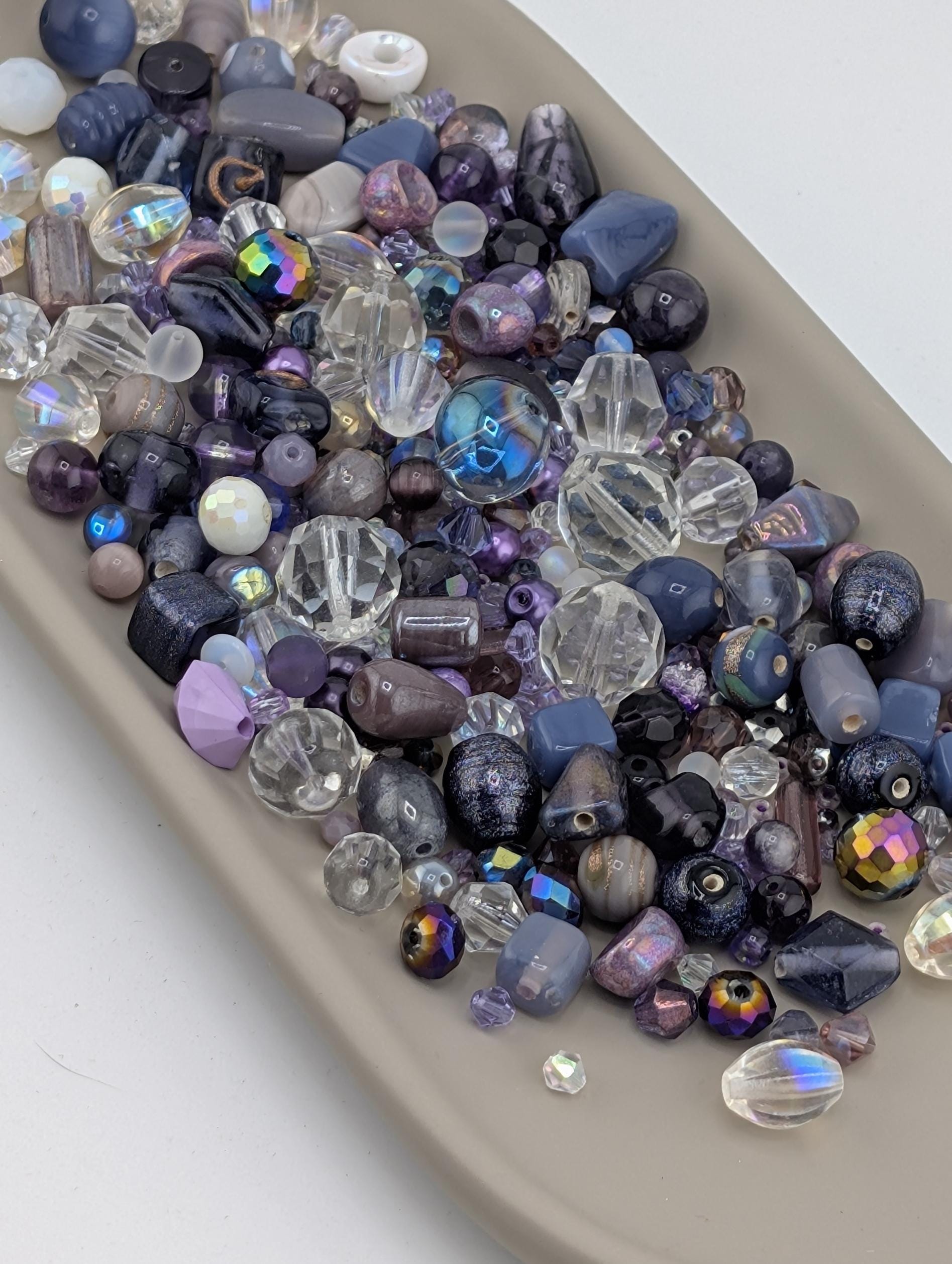 Exclusive "Plum Crazy" Bead Mix: Colorful DIY Jewelry Making Supplies (30g Pkg)