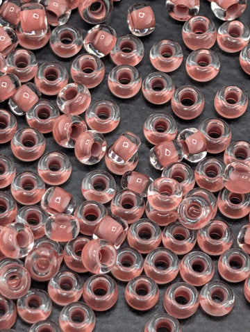 Transparent Terra-Intensive Crystal Lined Brown | Size 8 | 15g | Preciosa-Ornela Glass Seed Beads | Czech Seed Beads