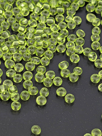 Transparent Light Green | Size 11 | 15g | Preciosa-Ornela Glass Seed Beads