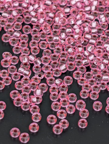 Transparent Rosaline | Size 11 | 15g | Preciosa-Ornela Glass Seed Beads