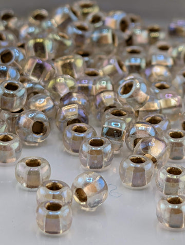 Transparent Bronze AB | Size 6 | 15g | Preciosa-Ornela Glass Seed Beads