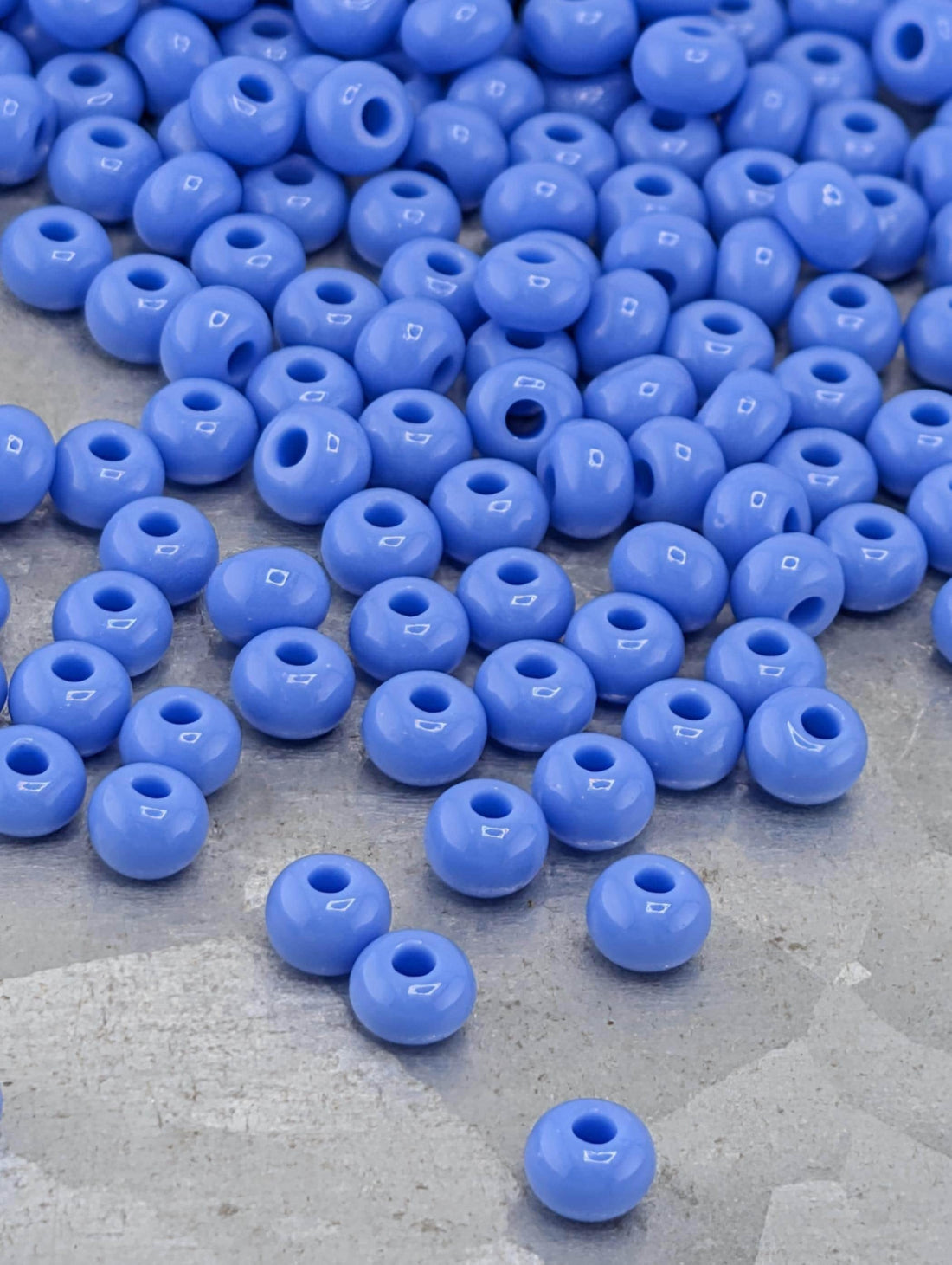 Translucent Pale Blue | Size 6 | 20g Tube | Preciosa-Ornela Glass Seed Beads