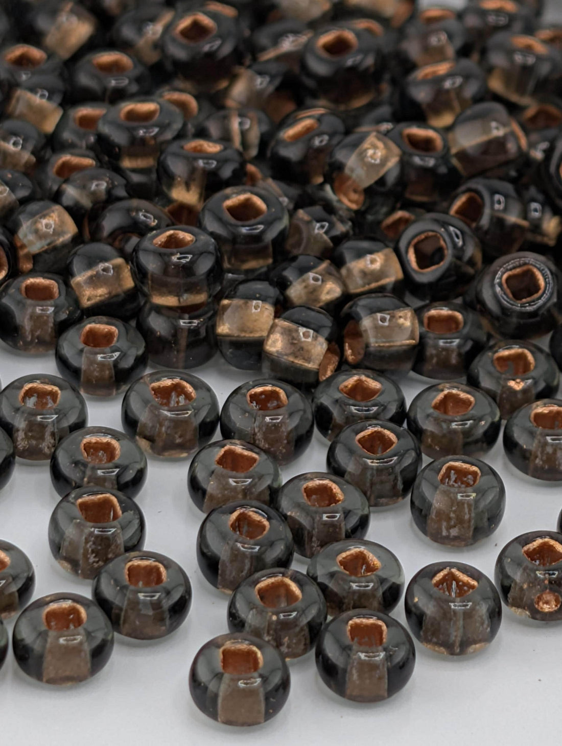 Translucent Black Diamond Color | Size 6 | 20g Tube | Preciosa-Ornela Glass Seed Beads