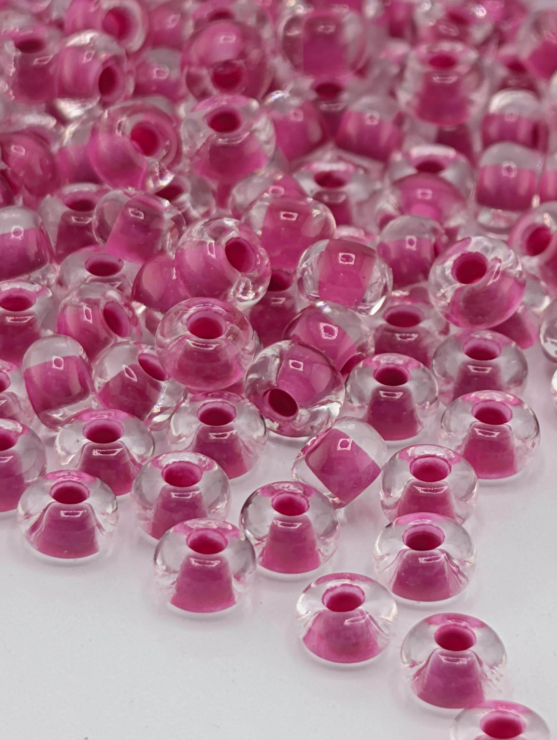 Opaque Terra Intensive Dyed Pink | Size 6 | 20g Tube | Preciosa-Ornela Glass Seed Beads